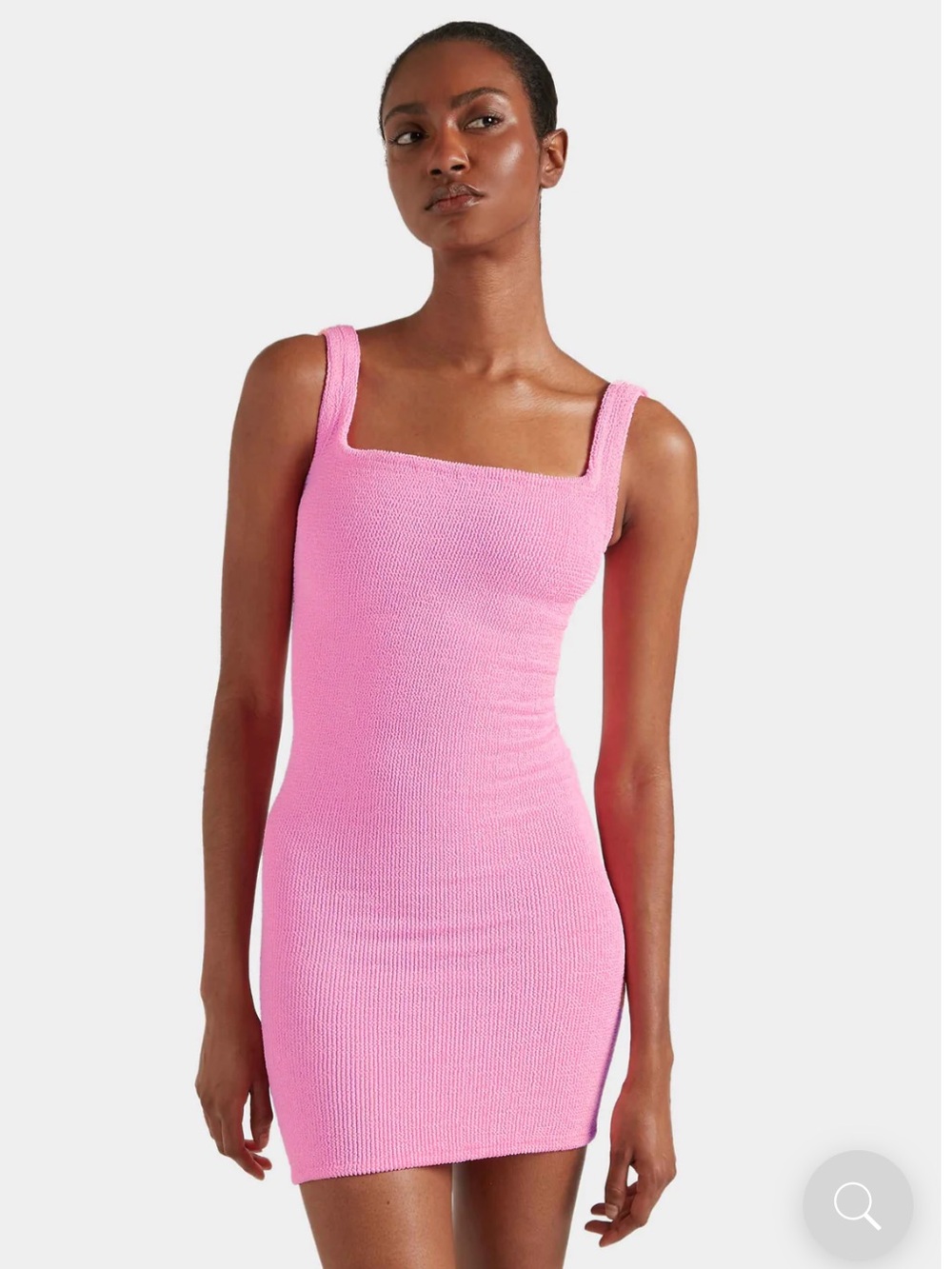 Hunza G Pink Mini Tube Dress